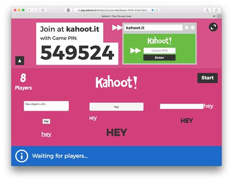 Kahoot.it hacks. The kahoot-hacks-github topic hasn't been used on any public repositories, yet. Explore topics Improve this page Add a description, image, and links to the kahoot-hacks-github topic page so that developers can more easily learn about it. Curate this topic ... 