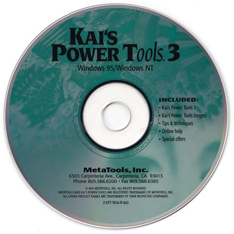 Kai s power tools 3 for windows visual quickstart guide. - Markem case coder smart date 3 manual.