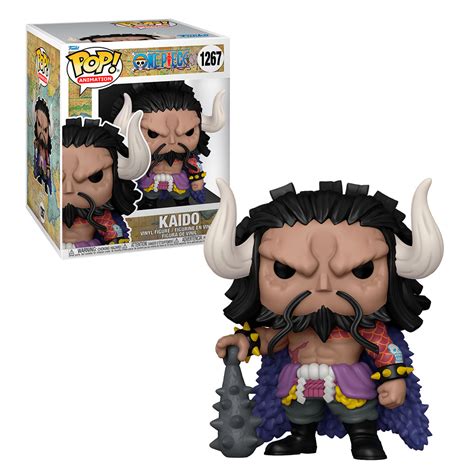 Kaido funko pop. Kaido (6-Inch) $34.99. or 4 interest-free payments of $8.75 with. ⓘ. 6-Inch Funko Fair 2023 New Release One Piece. Quantity. Add to Cart. Kaido is joining the One Piece Funkoverse, finally! This Funko Pop features the fierce pirate captain, Kaido, from the popular anime and manga series "One Piece." 