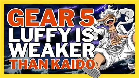 Kaido is still stronger than luffy. Based on Luffy gassing out with Kaidou still at atleast 85% while getting help from 3 others I doubt he’s on Garp’s level. Garp would push Kaidou down to at least 40% 1vs1 imo. Canute87 said: the g4 gasing out is a problem. he's overusing his haki, garp doesn't have that problem. 