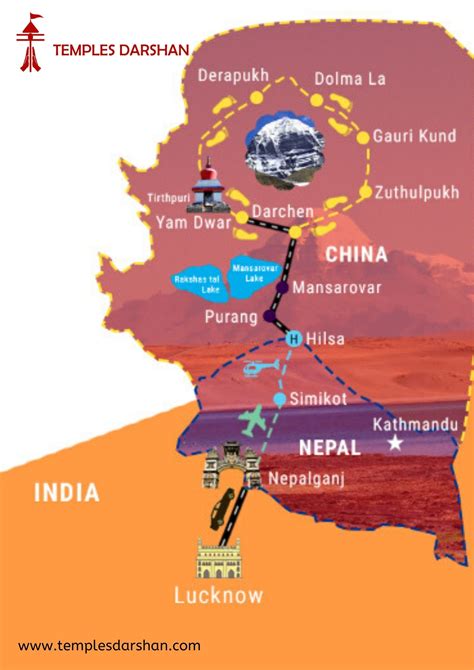 Kailash Mansarovar yatra route Kailash Mansarovar Yatra: …