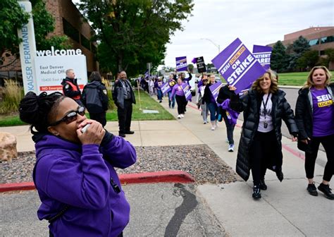 Kaiser Permanente Colorado employees return to work Saturday, but may strike again in November