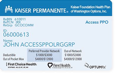 Kaiser Permanente WA Options Access PPO 3 (SEBB) Summary of …