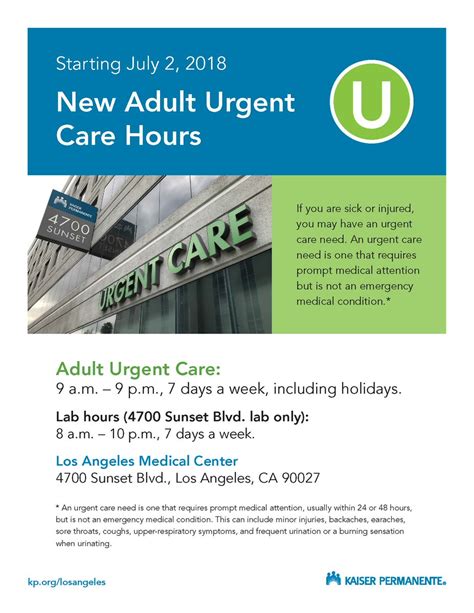 Kaiser permanente 24-hour urgent care. Things To Know About Kaiser permanente 24-hour urgent care. 