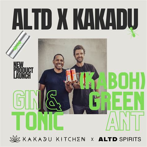 Kakadu Kitchen x ALTD Spirits nolo pop-up bar & Kakadu peach …