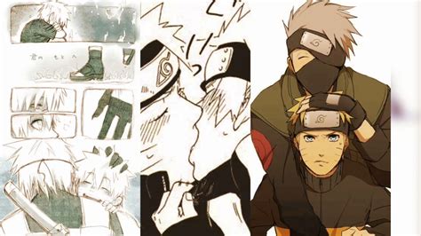 Naruto's hands tangled in the white hair, deepening the kiss hungrily, grinding down on Kakashi's lap as the clone stroked his erection. "Off!"Naruto grunted, tugging up the sweater. Kakashi raised his arms, letting Naruto undress him of his sweater, tank and mask, before latching onto his neck.. 