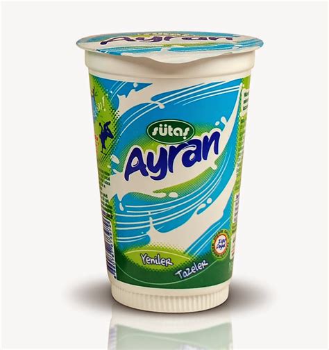 Kakwld ayran. Two Glass of Water: Yogurt. A glass of Water: Water. A Glass of Water: Mineral Water (Soda) A Dessert Spoon: Salt. The indispensable beverage of Summer in Turkey- Ayran. (Image Credit-Yeni Şafak) First, put the yogurt into the blender and start whisking. Then slowly add the soda and wait for it to foam. 