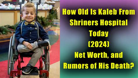 Kaleb On Shriners Commercial Net Worth, Kaleb Wolf De Melo Torres’ Role in the Shriners Commercial and His Net Worth Jacob James - April 2, 2023 0 Shriners Hospitals for Children is a network of nonprofit medical facilities that provide care to children with orthopedic conditions, burns, spinal cord injuries, and.... 
