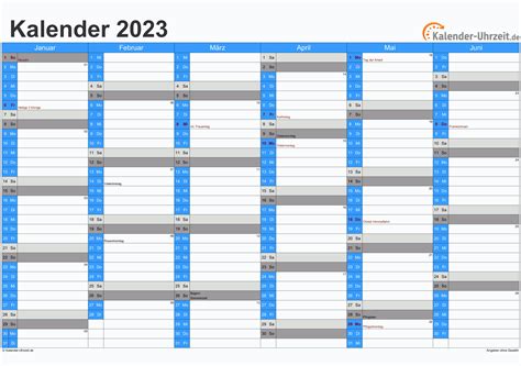 Kalender Mit Kw 2023 Excel Kalender 2023