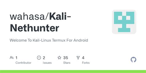 Kali nethunter github termux.  Contribute to wahasa/Kali-Nethunter development by creating...
