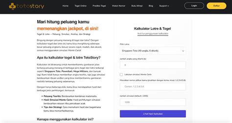 Kalkulator togel 2d 3d 4d bergambar paling terlengkap.
