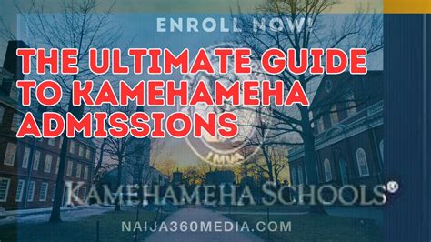 Kamehameha Schools offers a variety of educational programs and scholarship services for Hawaiian learners of all ages across the state. Learn more about application windows and deadlines for the upcoming school year for preschool, K-12, summer, college and beyond.. 