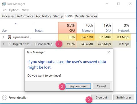 Kan de huidige gebruiker niet afmelden bij Windows