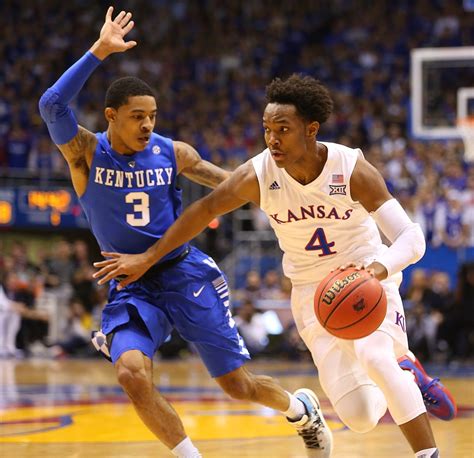 No. 12 Kentucky (16-4) and No. 5 Kansas (17-2) meet in a monster non-conference showdown on Saturday. The game (6 p.m. ET start time) will be televised on ESPN.