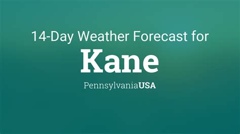 Kane pa weather 10 day. Find the most current and reliable 7 day weather forecasts, storm alerts, reports and information for [city] with The Weather Network. 