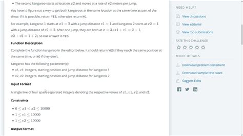 Kangaroo problem in python.  Apr 8, 2021 · Hello everyone! I really need your ...