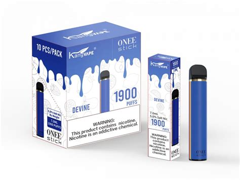 Kangvape is a famous brand of disposable e-cigarettes available online. These disposable vape pens come in different flavors and have five times more battery life than traditional e-cigs. One stick (or cigarette) lasts for 600 puffs and can be recharged once it dies out. A single vape stick also contains 30ML of e-liquid.. 