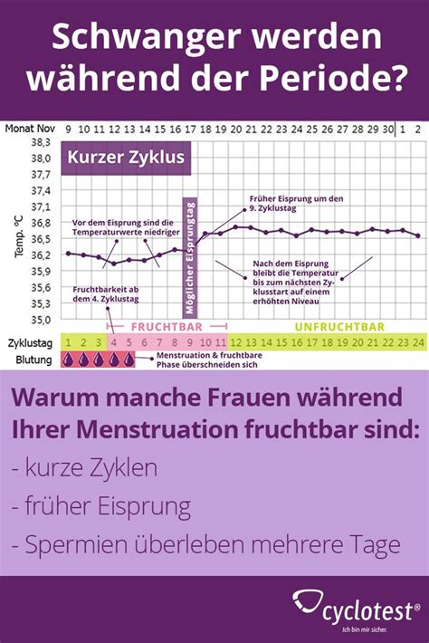 Kann man einen tag nach der periode schwanger werden