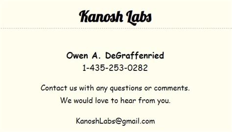 Kanosh labs. Things To Know About Kanosh labs. 