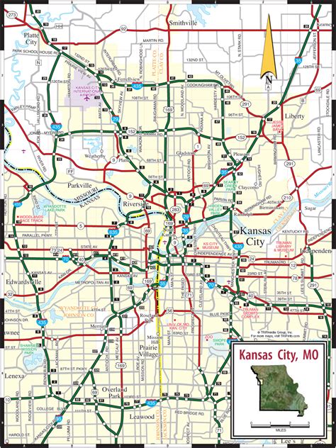 Kansas City Area Casinos Map