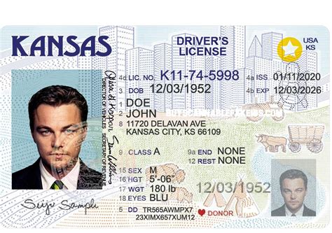 Kansas Driver License Magicfakes Scannable Fake IDS MagicFakeID