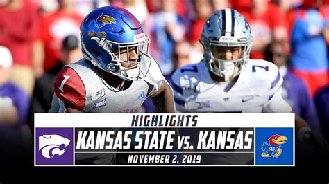 Kansas State vs Kansas Football Highlights - YouTube