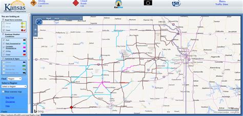 Kansas Turnpike Map Of Traffic Cameras