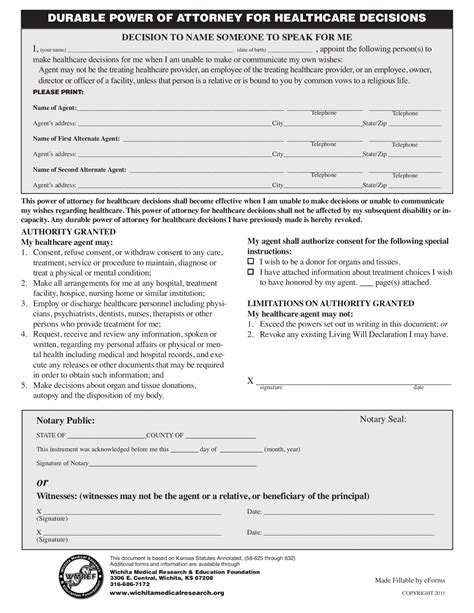 This form is sometimes called the Healthcare Power of Attorney. It is a signed and notarized or witnessed legal paper. It allows a person to name someone to make health care decisions for him/her during a time of disability or incapacity. ‹‹ Back To List. This form is sometimes called the Healthcare Power of Attorney.. 