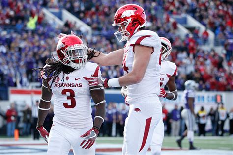 Kansas arkansas bowl game score. Dec 28, 2022 · A) Arkansas to cover -2.5 and score Over 35.5 points BOOSTED to +143 at BetRivers! Bet Now. B) Get a 50% profit boost on any college football bet today at DraftKings! Opt-in Now. *Eligible USA ... 
