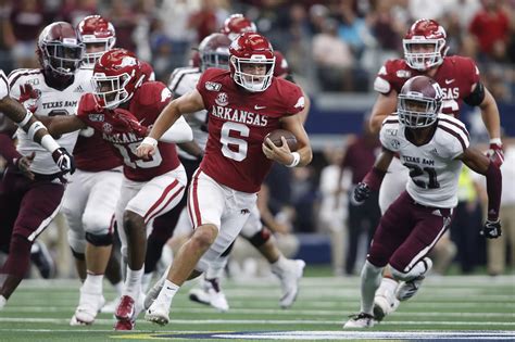 Arkansas Razorbacks is playing against Kansas Jayhawks on Dec 28, 2022 at 10:30:00 PM UTC. This game is part of NCAA Division I, FBS Post Season. Here you can find previous Arkansas Razorbacks vs Kansas Jayhawks results sorted by their H2H games. Sofascore also allows you to check different information regarding the match, …. 