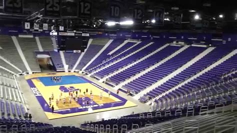 Kansas basketball arena capacity. The Kansas Expocentre is a 10,000-seat multi-purpose arena built in 1987 in Topeka, Kansas. Previously, the Topeka Sizzlers of the Continental Basketball Association, Topeka Tarantulas, Topeka Scare Crows and Topeka Pilots ice hockey teams played there. Many other shows, including concerts, perform here. The Kansas Expocentre is a 10,000-seat ... 