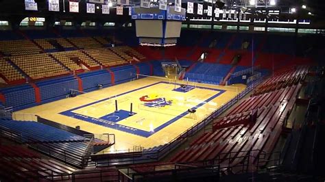 Kansas basketball stadium. Oct 7, 2022 · In this March 2010 file photo, a student walks past Memorial Stadium at the University of Kansas in Lawrence. The university first revealed a $350 million plan to overhaul its football stadium and ... 