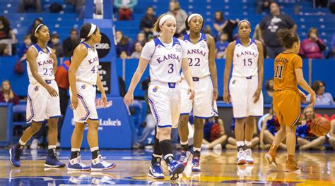 0:45. LAWRENCE — As a tribute video played postgame Saturday inside Allen Fieldhouse, smiles graced the faces of the Kansas women’s basketball players. Gathered together, those Jayhawks were ...
