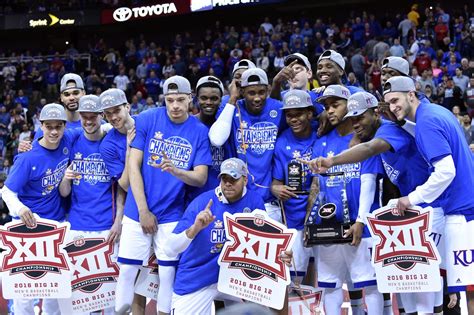 The Big 12 men's basketball tournament ... Kansas has won the most Big 12 postseason titles as well, winning 12 out of 25, while appearing in 15 championship games. Tournament champions. Numbers in parentheses refer to each team's finish/seed in the tournament for that year. Teams are seeded in order of highest conference record.. 