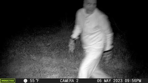 Cops hoping to spot lurking mountain lion set up camera. Someth