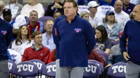 Kansas coach Bill Self walks to the bench after a timeout during the second half of a 2022-23 game against West Virginia inside Allen Fieldhouse. Evert Nelson The Capital-Journal/USA TODAY NETWORK