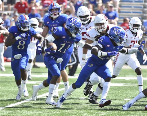 The most comprehensive coverage of KU Football on the web with highlights, scores, game summaries, schedule and rosters. Powered by WMT Digital.. 