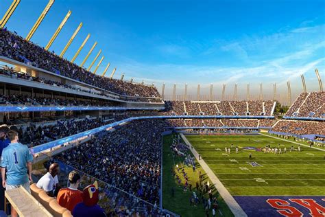 The endeavor includes a reimagined David Booth Kansas Memorial Stadium, a new conference center and several multi-use facilities for year-round use.. 