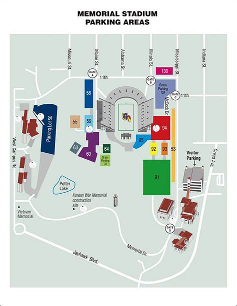 Campus Parking Map (PDF) Parking Tickets Alerts &a