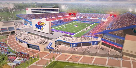The University of Kansas and Kansas Athletics jointly announced on Tuesday morning a new timeline for stadium renovations and circulated renderings for the 11th and Mississippi "Gateway .... 