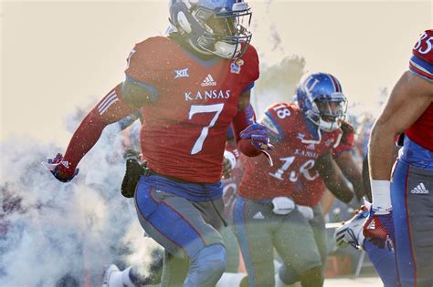 Kansas football spring game. share. LAWRENCE, Kan. - Kansas football held its 2021 Spring Game at David Booth Kansas Memorial Stadium on Saturday, where the White team topped the Blue team, 74-42. "I thought we had a great all-around day. Guys came out flying with energy and I was super proud of this unit," senior Sam Burt said. "That's what we have been ... 