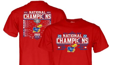Kansas jayhawks championship gear. 6 Apr 2022 ... Here are some of options on how you can acquire KU's championship merchandise in person or online. Read more. 