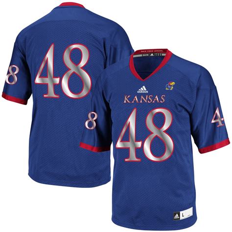 Kansas jayhawks football jersey. The Kansas Jayhawks football program is the intercollegiate football program of the University of Kansas.The program is classified in the National Collegiate Athletic Association (NCAA) Division I Bowl Subdivision (FBS), and the team competes in the Big 12 Conference.The Jayhawks are led by head coach Lance Leipold.. The program's first season was 1890, … 