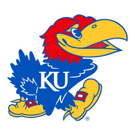 Standings. Stats. Rankings. More. The Kansas Jayhawk mascot seems friendly enough. He's red and blue and has big eyes and a semi-smile. He wears boots. As mascots go, you could do a lot worse.. 