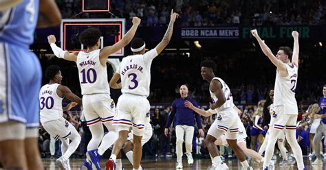 Apr 6, 2022 · Kansas uses its historic rally to claim a fourth men's NCAA basketball title. The FBI's investigation led the NCAA to allege five Level I violations — which represent a severe breach of conduct ... . 