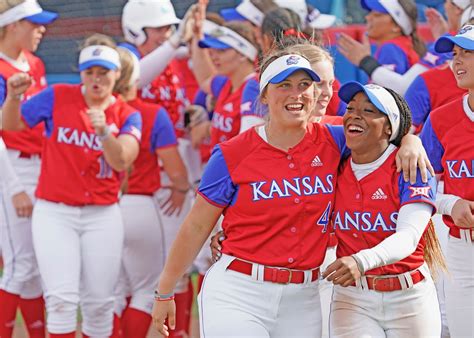 The Official Athletic Site of the Kansas Jayhawks. The most comprehensive coverage of KU Athletics on the web with highlights, scores, game summaries, and rosters. Powered by WMT Digital. ... Softball - October 5, 2023 🥎 Kansas Wins Fifth Fall Ball Contest of 2023 The Kansas softball team earned its fifth fall ball victory over Missouri .... 