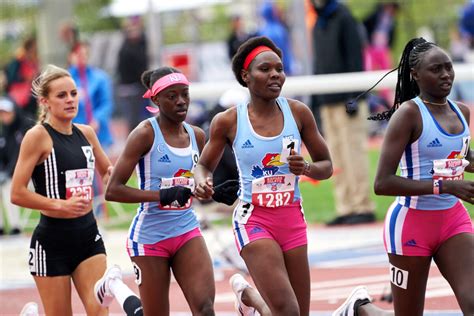 Kansas jayhawks track and field. The Kansas men's and women's track teams will feature 17 entries at this week's NCAA Outdoor Championships to be hosted at Hayward Field in Eugene, Oregon. That includes a trio of relay teams: the men's 4×400-meter, women's 4×100-meter and the women's 4×400-meter quartets. This week, the Jayhawks will travel to Oregon's Hayward ... 