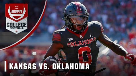 Kansas Jayhawks. Despite a near collapse at home last week for the Oklahoma Sooners, the oddsmakers don't expect the game between them and the Kansas Jayhawks to be particularly close. The opening ...