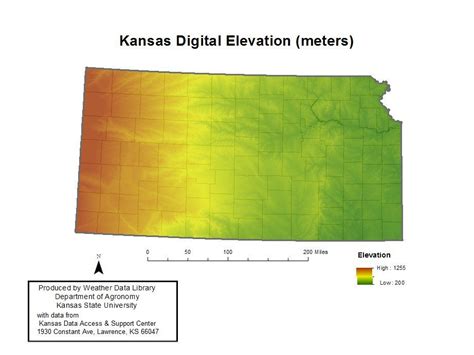 Lowest Point: The lowest point in Kansas is the Verdigris River at 679 feet above sea level. Mean Elevation: The Mean Elevation of the state of Kansas is 2,000 feet above sea …. 