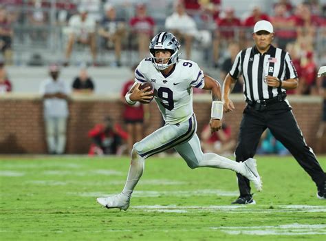 Kansas martinez. Kansas State is the only major college football team without an interception this season. One of the biggest knocks on KSU quarterback Adrian Martinez during his time at Nebraska was that he was turnover prone. In four seasons with the Cornhuskers, he threw 30 interceptions, including 10 last season. 